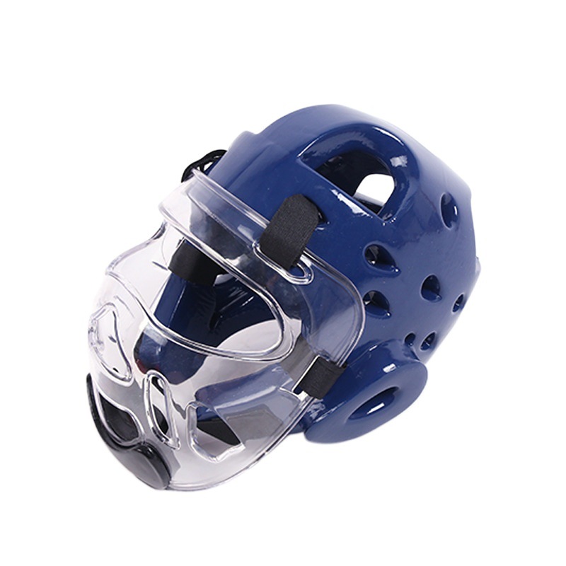Cross-Border Taekwondo Head Protection, Face Protection, Boxing Competition Helmet Mask, Removable Protective Gear, Face Protection, Sanda Training Head Protection