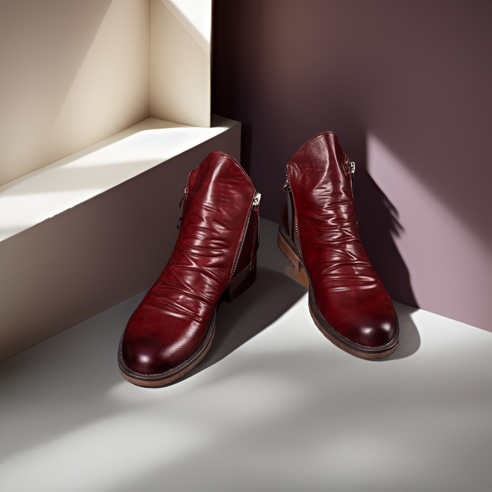 Férfi cipők Ősz és Tél Kétoldalas Cipzár Csúszásgátló Aljjal Férfi Csizmák Férfi Cipők Bojtos Csizmák Férfi Bőr Csizmák Nagy Méretben_voghion.com