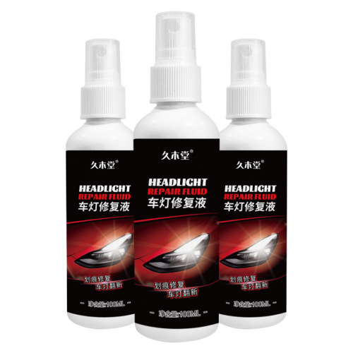 Car headlight spray refurbishment coating spray headlight repair fluid repair tool set car light scratch polish