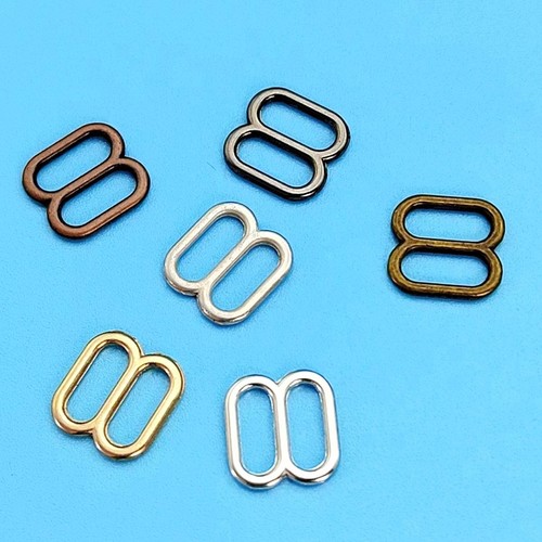 Zinc alloy bra, underwear, swimsuit accessories, 8-shaped buckle, elastic band adjustment buckle, shoulder strap 8-shaped buckle, Japanese-shaped buckle