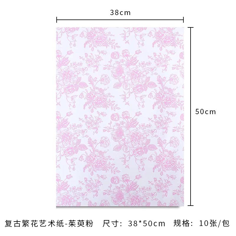 산수유 분말(빈티지 꽃) 10매/팩, 다양한 사양(자세한 내용은 sku 사진 참조)