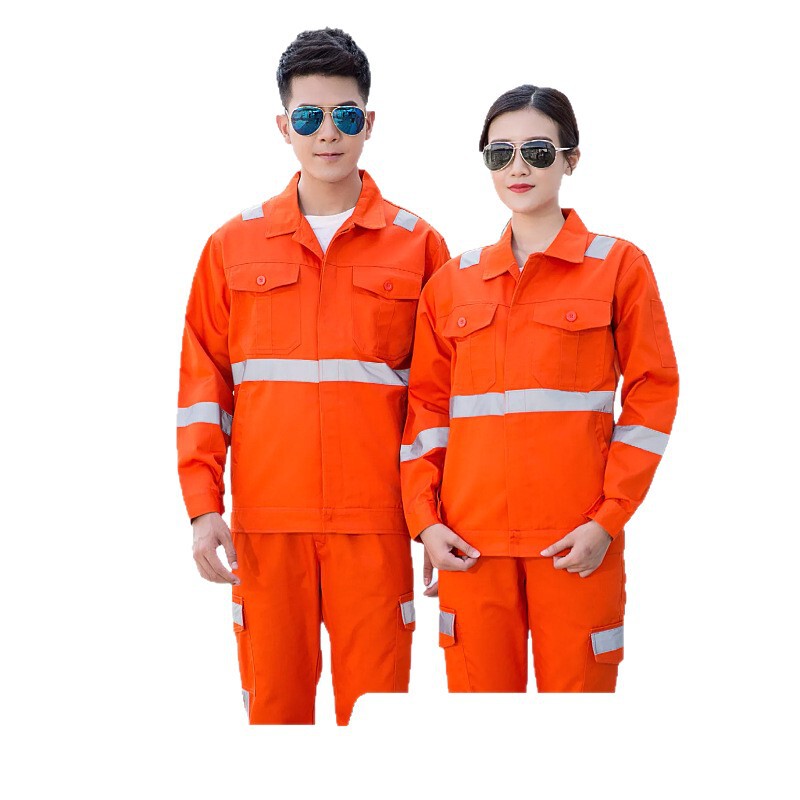 春秋环卫工作服套装男市政施工公路养护清洁绿化反光条劳保服定制|undefined
