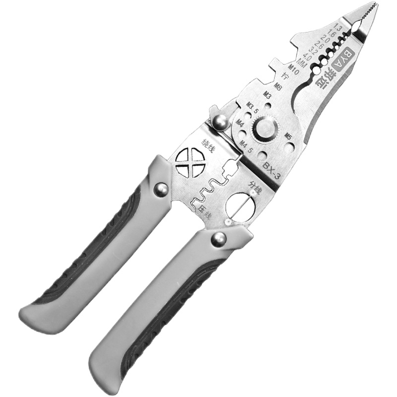 Fábrica directa multifuncional de acero inoxidable abrazaderas de alambre BX - 3 de alta calidad 21 en uno nuevo tipo de electricista especial abrazaderas de alambre