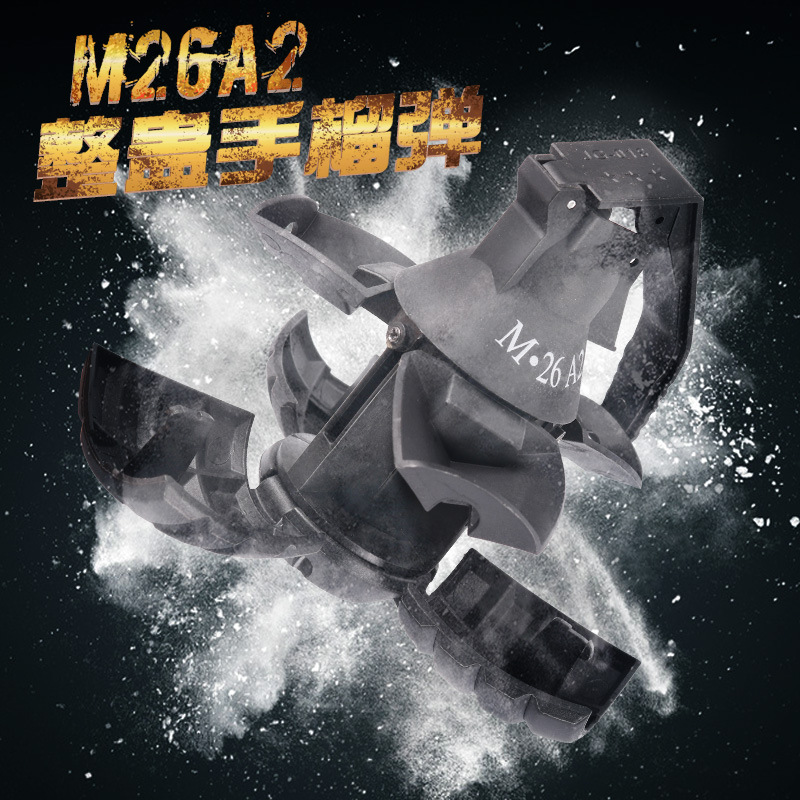 Simulación transfronteriza comer pollo explosión granada modelo militar granada juego de roles accesorios complicados juguetes para niños CS