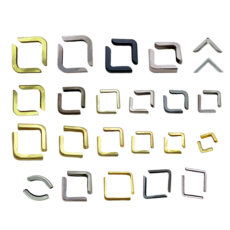 Album Protection Corner, Photo Album Corner Decoration Accessories, Menu Notebook Packaging, Anti-Collision Metal Book Corner Protective Cover