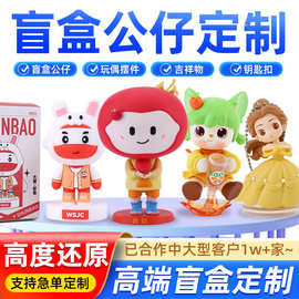 ABS注塑盲盒手办定做PVC公仔定制树脂软胶摆件工艺品搪胶玩具订制