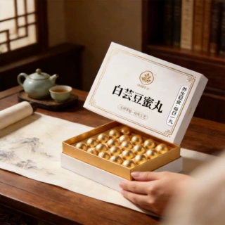 白芸豆丸蜜丸6克/粒OEM代加工SC认证源头厂日产能10万粒