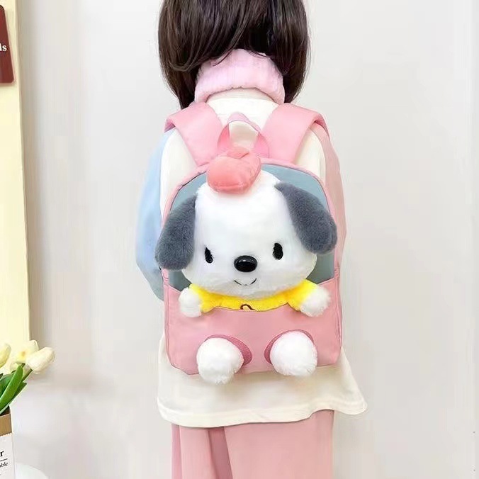 3D unicornio estereoscópico mochila juguete de peluche jardín de infantes caricatura lindo mochila pequeña mochila ligera