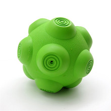 红脚丫橡胶发声卫星球耐咬宠物玩具狗狗原子发声球一个发货