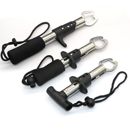 Stainless steel fish controller, gun handle, straight handle fish clamp, Luya pliers, portable fish grabber, fish lifter, fish lifter, fish control pliers