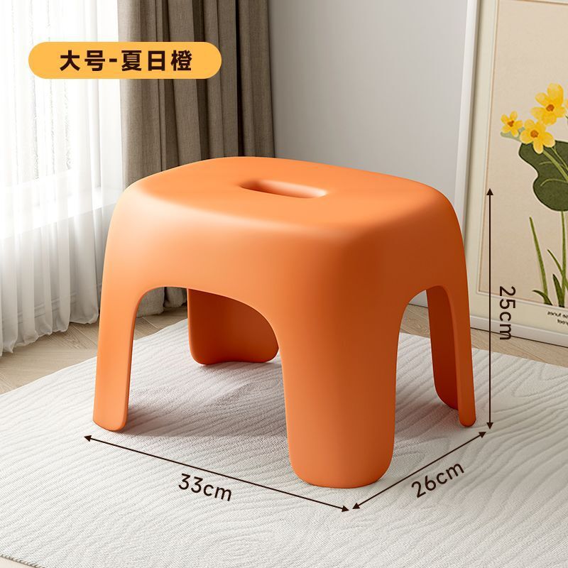 Taburetes caseros taburetes de jardín de infantes niños taburetes de plástico grueso taburetes de baño antideslizantes taburetes de salón cambiadores de zapatos pequeños bancos