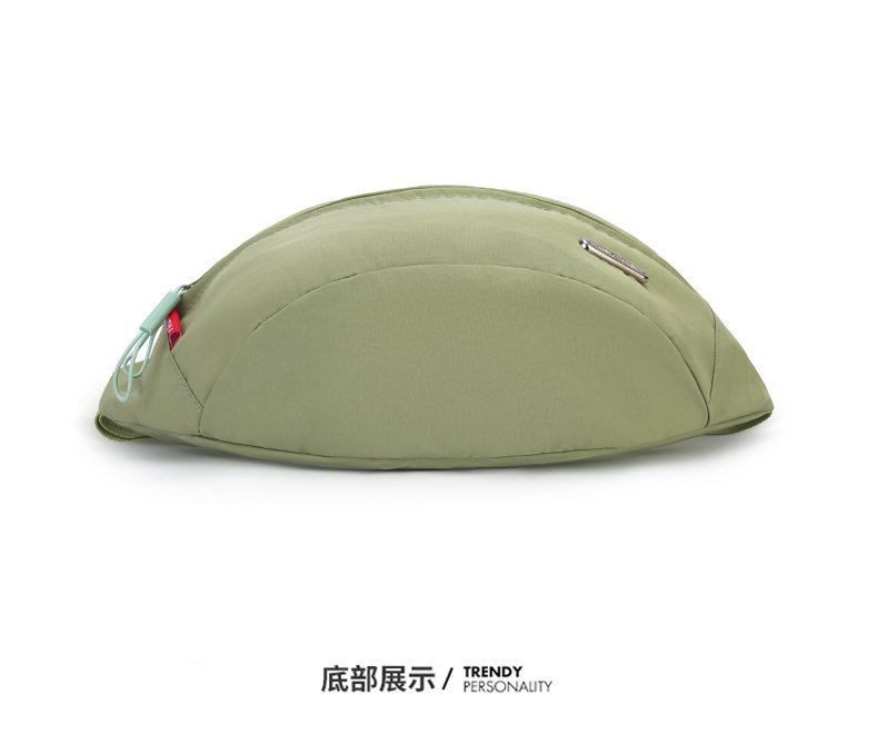 All Seasons Season Unisex Classic Style Sport Style Solid Color Oxford Cloth Waist Bags