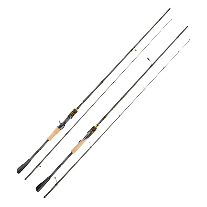 Pacula dientes venenosos Fuji guía anillo Luya Rod sola varilla tiro largo varilla de lanzamiento de carbono caña de pescar fábrica al por mayor Weihai