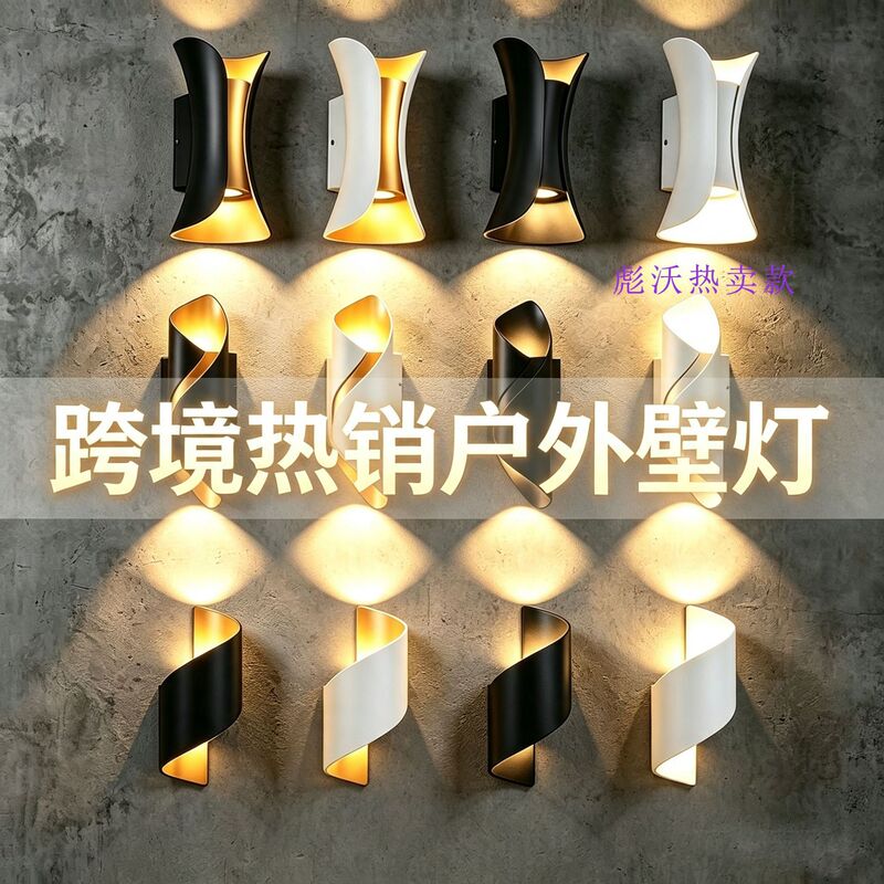 Hot-Selling Outdoor Wall Lamp with a Sleek Design in Black and Gold for Garden Villas and Terraces, Featuring Unique Waterproof Decorative Lighting for Led Courtyard Hot-Selling Outdoor Wall Lamp with a Sleek Design in Black and Gold for Garden Villas and Terraces, Featuring Unique Waterproof Decorative Lighting for Led Courtyard