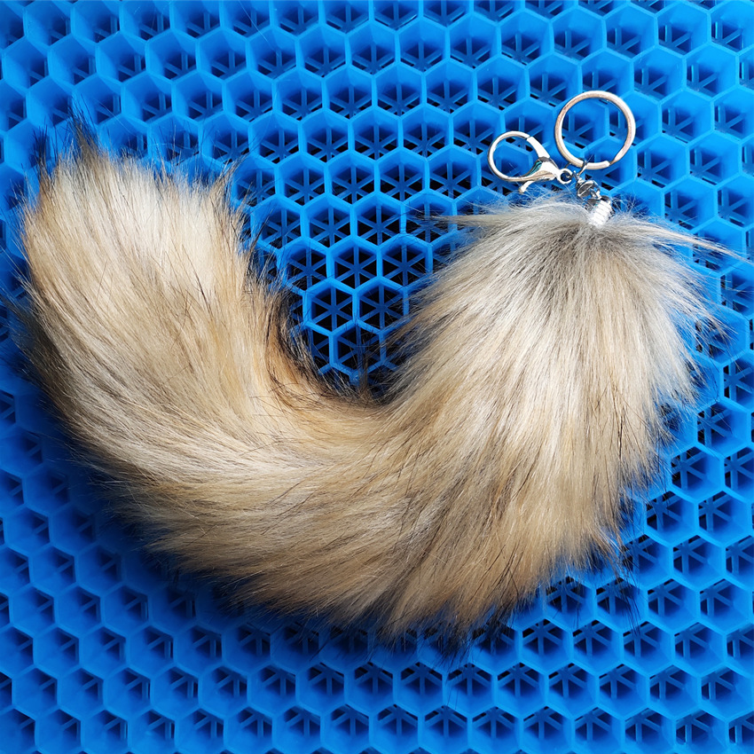 40cm长尾巴钥匙扣