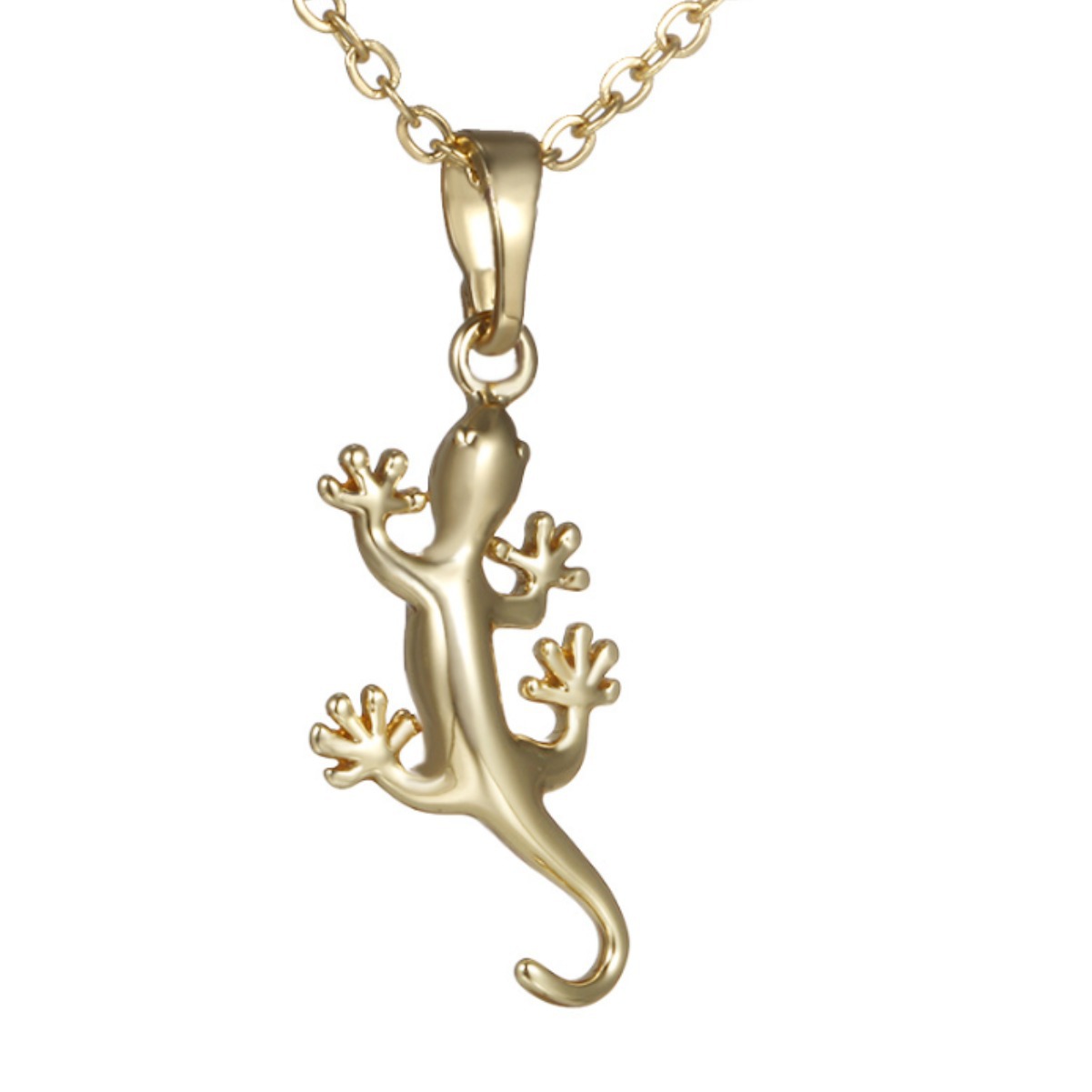 Xuping aleación de cobre dorado colgante de gecko para hombres y mujeres Europa y América transfronteriza al por mayor moda hip-hop diy accesorios colgante