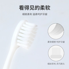 Soft Grit Small Head Toothbrush for Adults and Pregnant Women, Postpartum Use, Double Pack Premium Toothbrush