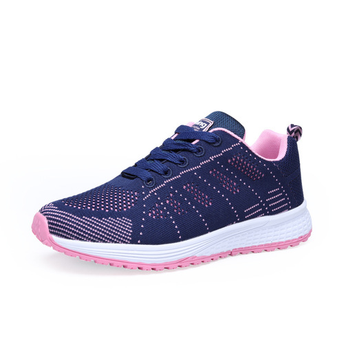 A08 Casual Sports Running Shoes Knit Women's Couple Shoes Cross-border Large Size Breathable Casual Fashion Sports Shoes