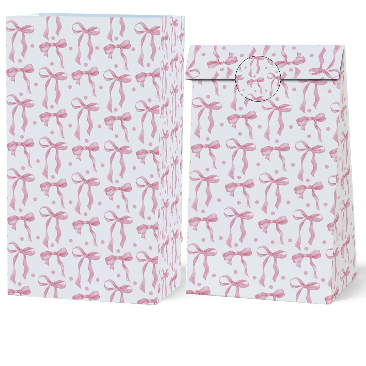 핑크 나비 넥타이 핸드백; 12*8*21cm