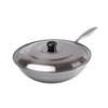 ✓【Round Bottom】32 earless five-layer steel + stainless steel cover☆✓