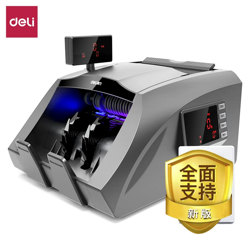 Новая версия детектора банкнот уровня B по новому национальному стандарту от Deli, специальная машина для подсчета банкнот.