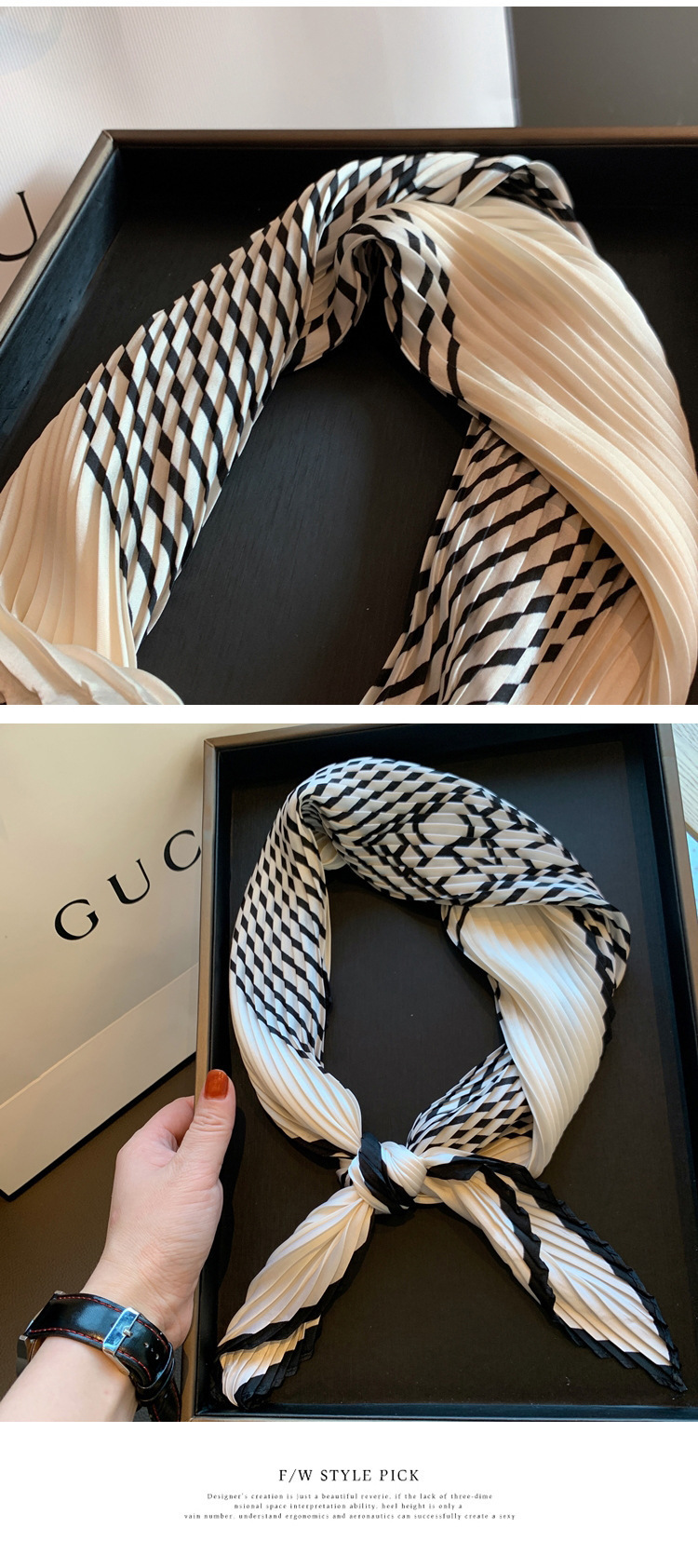 70g Weight Silk Scarf Classification Casual, Daily, Shopping Occasion Satin Material Plaid, Polka Dots, Solid Color Pattern Spring&Summer Season Women's Gender Elegant Style Women's Elegant Plaid Polka Dots Solid Color Satin Silk Scarf 10