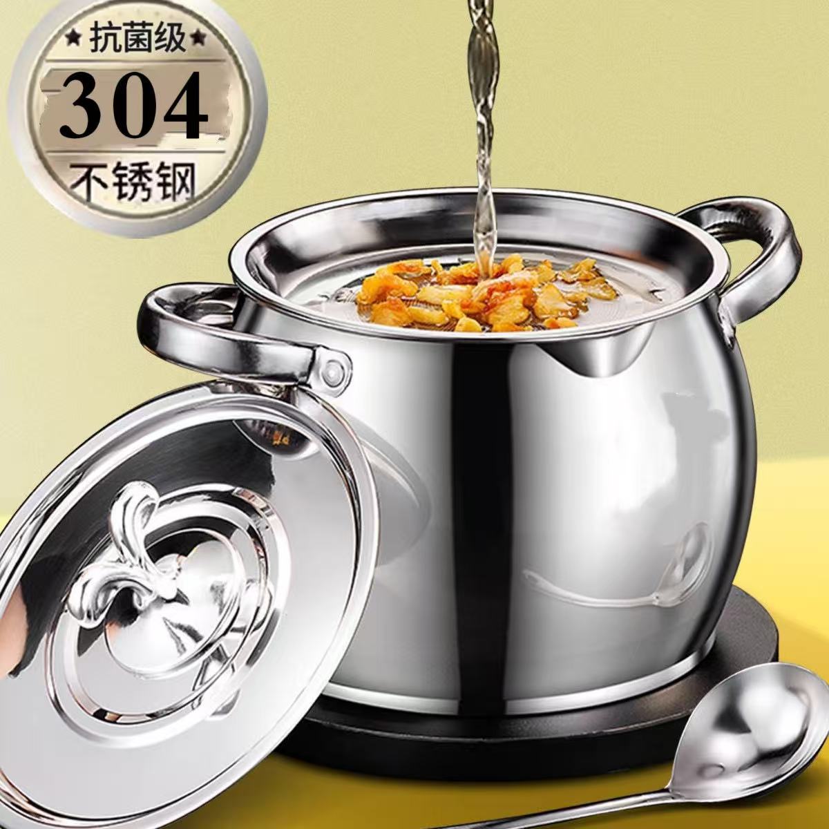 Genuine 304 Stainless Steel Lard Tank Wholesale Large Capacity Oil Storage Barrel with Lid Kitchen with Filter Large Lard