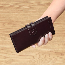 英皇保罗真皮男士钱包极简男长款油蜡手包卡包高端皮夹送男友银包