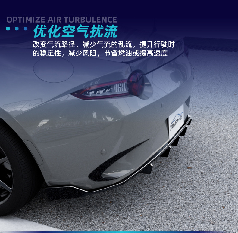 Suitable for Mazda Mx-5 Miata Nd 2016+ Rear Lip and Tail Lip Surround Lower Spoiler Modification Parts
