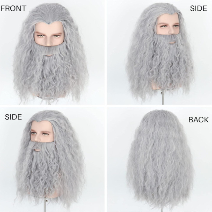 Foreign trade wig Christmas Easter carnival European and American Amazon cos wig Marvel fat Thor full head cover