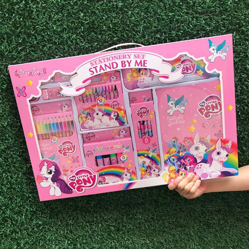 Children's Day Gift Primary School Stationery Set Gift Box Kindergarten Birthday Gift Animal Unicorn Dinosaur Brush Set