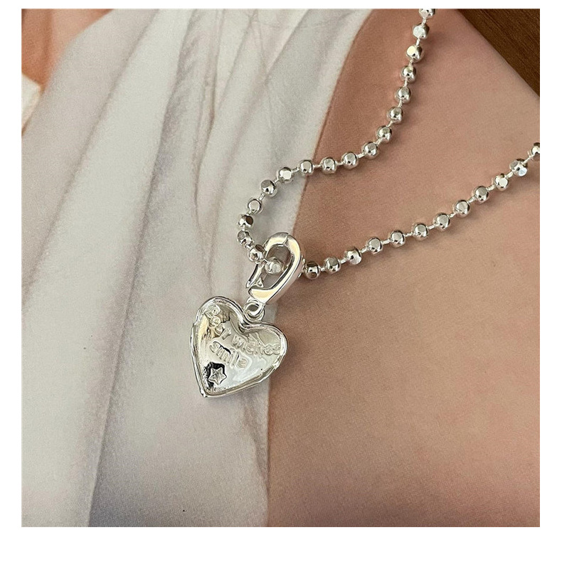 4g Weight Pendant Jewelry Making Type DIY Jewelry Accessories Classification 1 Piece Quantity 925 Sterling Silver Material Heart Shape Pattern Polishing Design Simple Style, Classic Style Style 1 Piece 925 Sterling Silver Heart Shape Pendant 5