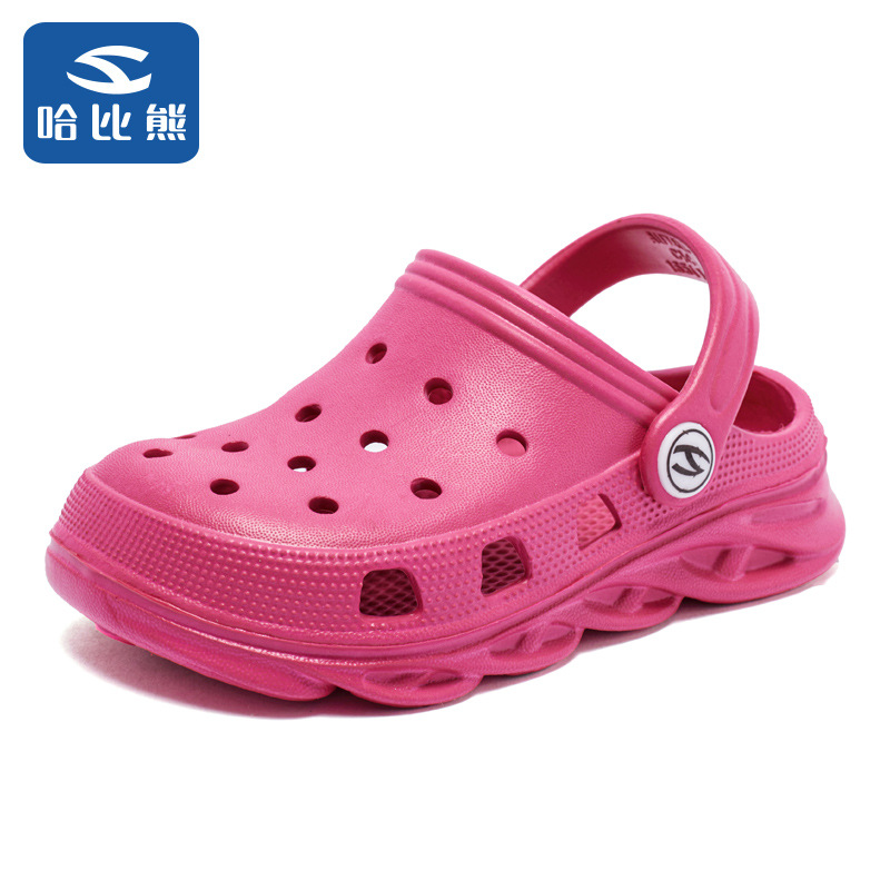 Zapatos para niños de Hobbit Bear Zapatillas para niños Zapatos con agujeros de eva 2024 Sandalias de verano para niñas Zapatos con agujeros de Baotou Zapatos para bebés