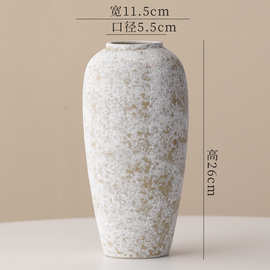 ✅陶瓷花瓶鲜花大口径大号水培水养手工花干花绿植花盆青花瓷