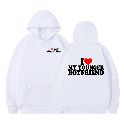 Autumn/Winter American Trend Fashion Unisex Letter Print Hoodie Sweatshirt Loose Hooded Fleece Jacket for Men