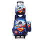 Cross-border Primary School Students Pull-rod Schoolbag Lunch Bag Pencil Bag Three-piece Set Children's Schoolbag Laptop Ridge Protection Cartoon Backpack