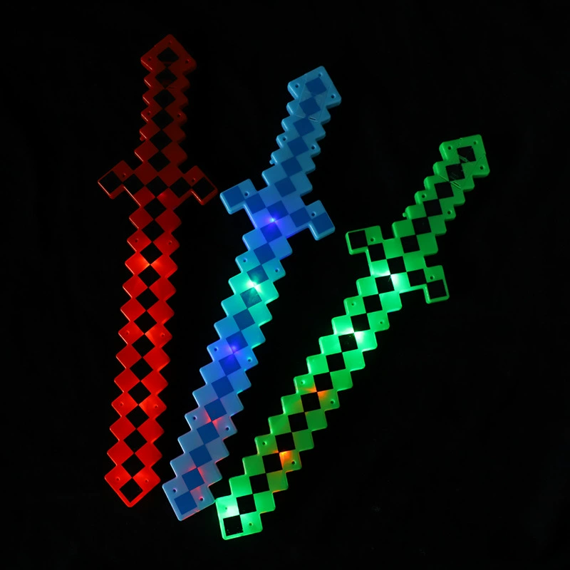 Светящийся меч в стиле Minecraft большой со светодиодной подсветкой