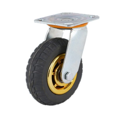 10 Mute car wheel wheel universal Heavy 4 solid Wholesale 6 Calm Castor 8 garden cart rubber wheel