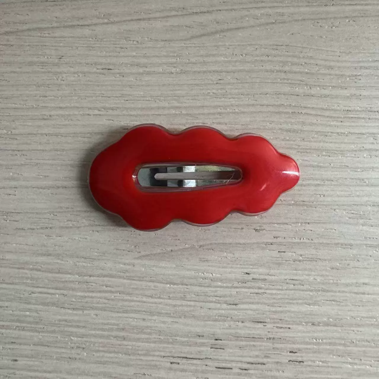 Новый год/Рождество INS, красная пятиугольная звезда-удачи, заколка BB, для чёлки, фиксатор ломких волос