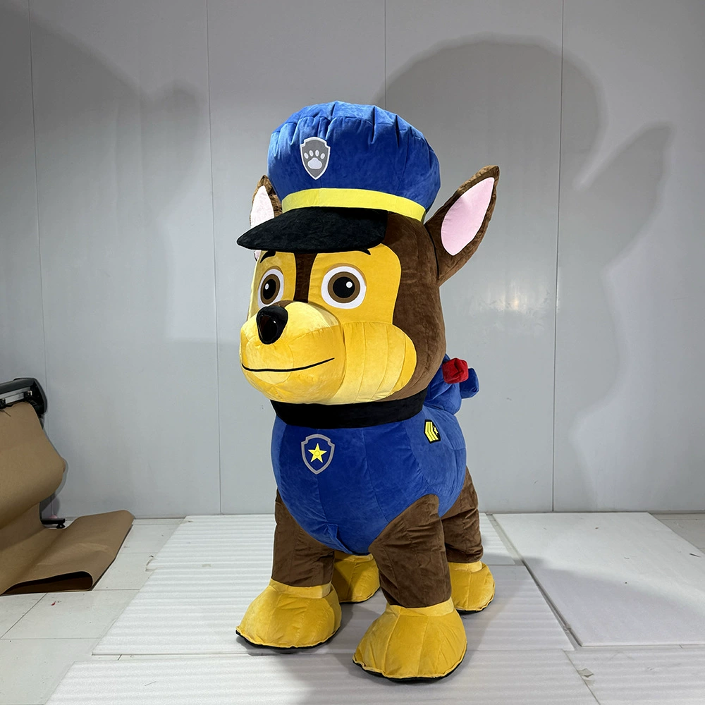 Инфляционная кукла одежда патрульная собака и люди-службаWear walking performance service blue Azi Wangwang команда Paw Patrol