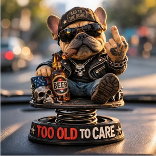 Too Old To Care Dashboard Bobblehead�x���P�u�^����