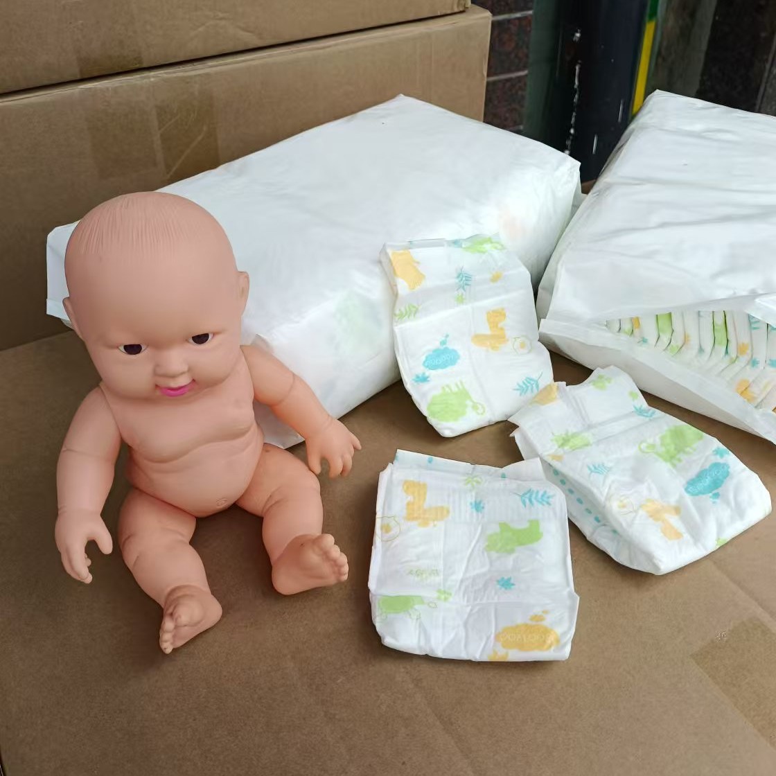 Amazon's Popular Realistic Doll Mini Diapers Children's Pretend Play Baby Diapers Small Toy Accessories