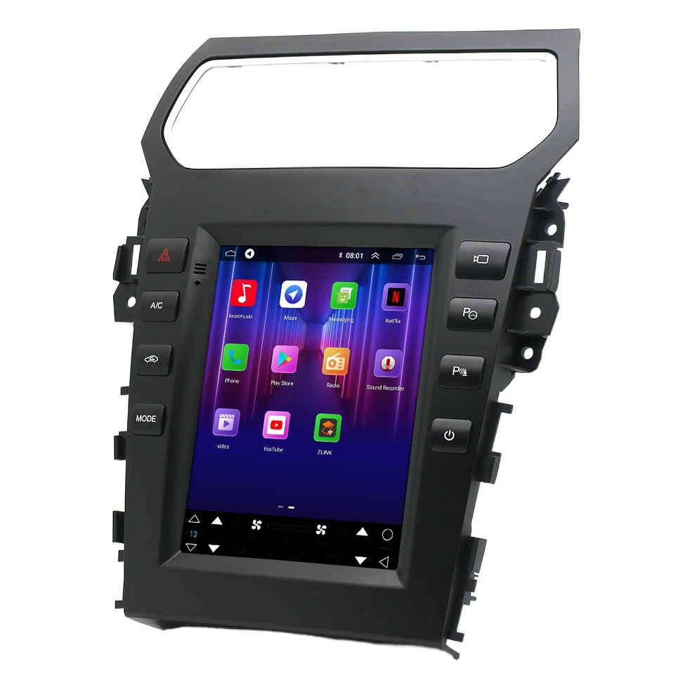 Navegación del coche conveniente para 11-19 navegación vertical de la pantalla del GPS del navegador del coche del explorador de Ford