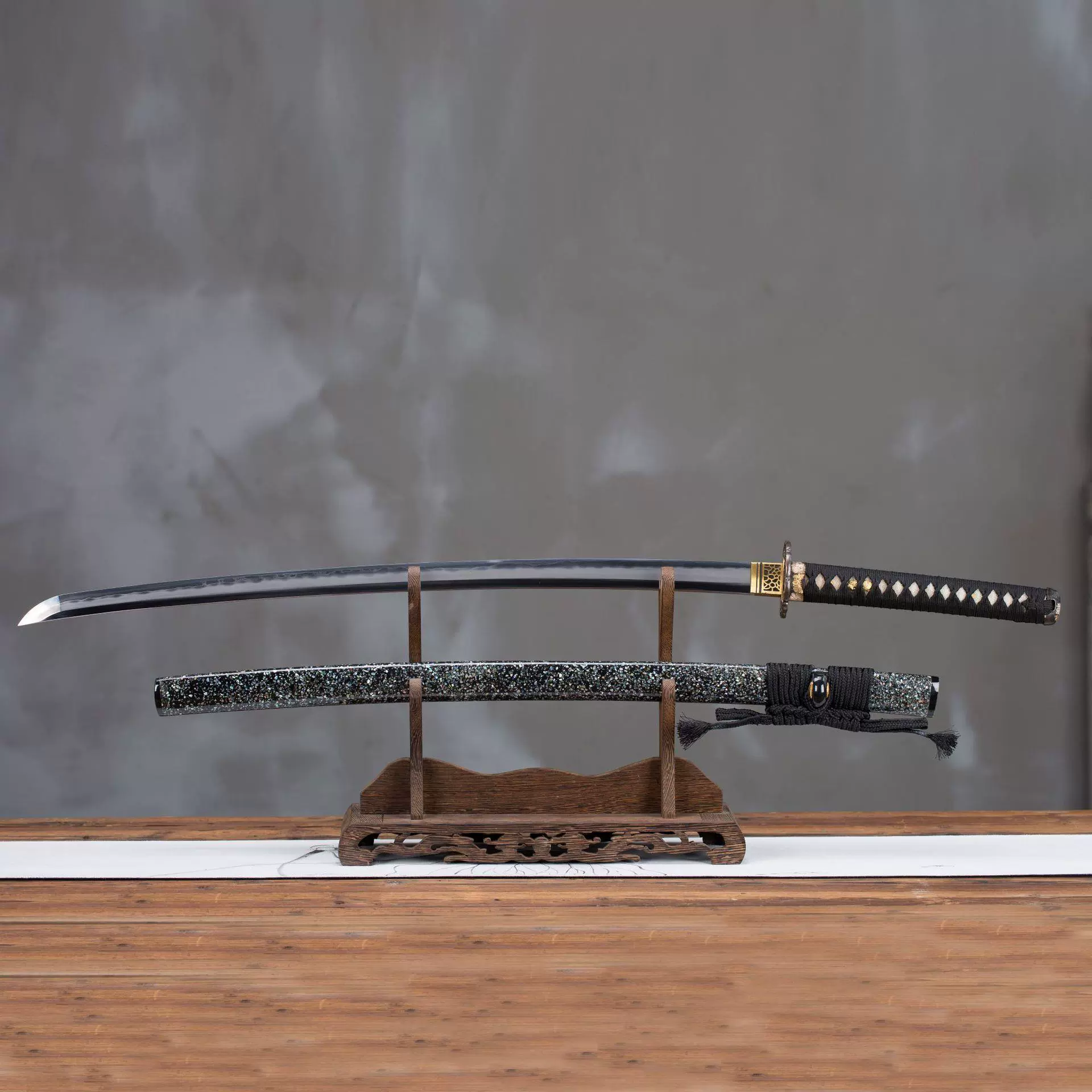 Китайская диковинная вещь Sword Katana Handmade Sword Integrated Five Heading Knife Knife холодное оружие дядя