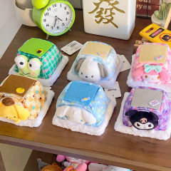 玉桂犬クロミ畳ぬいぐるみぬいぐるみぬいぐるみハムスターシーン小屋布団
