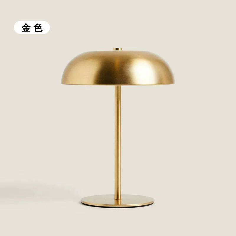 Luz nocturna creativa atmósfera de hongos lámpara de escritorio USB lámpara recargable minimalista atenuable hotel bar dormitorio cabecera estudio