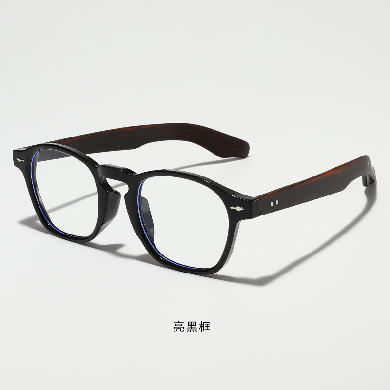 Moda TR90 anteojos de luz azul para hombres y mujeres anteojos de miopía coreana simple inins anteojos de luz plana retro marco de gafas versátil