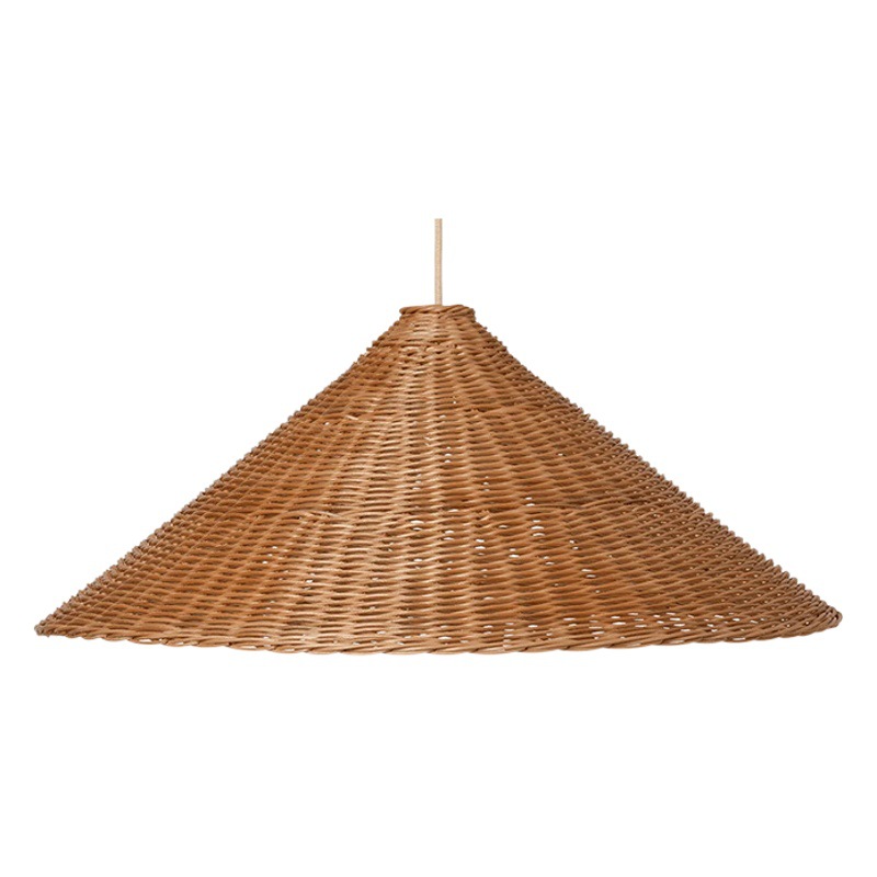 Jiji Estilo nórdico ratán creativo bar lámpara tienda restaurante catering leche tienda de té tienda de olla caliente tienda