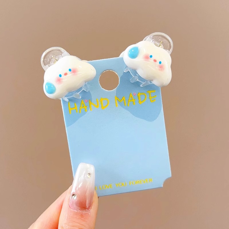 Klein azul rasgado cabello mar pinza de pelo lateral 2024 nuevo clip de alta gama tocado de frente de mujer clip de borde infantil