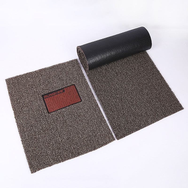 18mm Car Wire Loop Mat Set, Universal Car Mats with Hot-Melt Adhesive Backing, Pvc Non-Slip Entryway Floor Mat